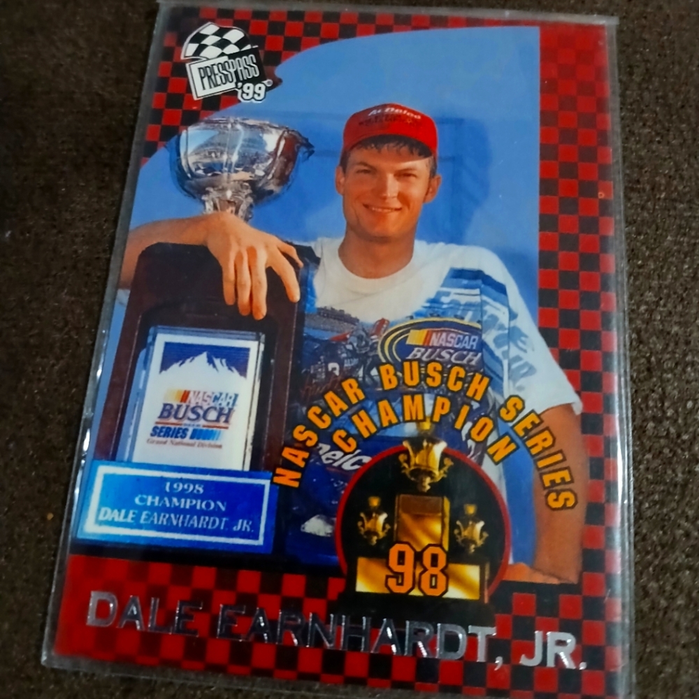 Dale Earnhardt Jr. Nascar trading card.